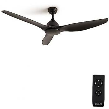 Ventilateur de plafond avec télécommande Wind Sail 90 W – Noir