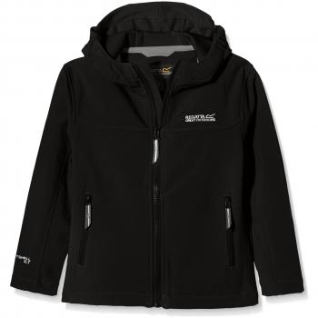 Regatta Tyson II Softshell‑Jacke Schwarz für Jungen, Size 3–4