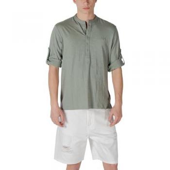 Antony Morato M Polo – Green Mandarin Collar