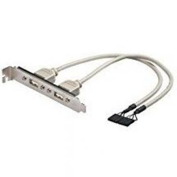 Adaptador 2 X 5 PIN A USB H EWENT EW-100303-002-G-P Negro