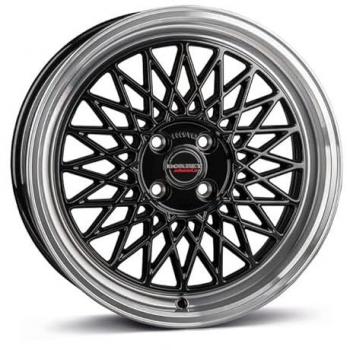Borbet B 7x17 ET38 4x108 Schwarz Poliert Felge