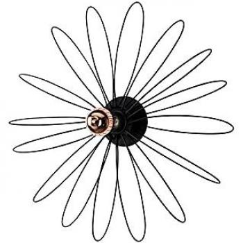 Applique Murale Wellhome Noir E27 58x12x58 Cm 40w
