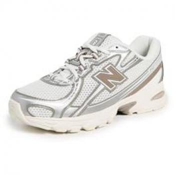 New Balance 158405 8.5D Brown Grey White Sneakers