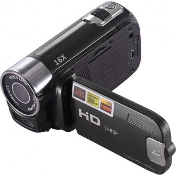 Full HD 16MP Digital Camcorder 1080P with 270° Rotating Screen and 16X Night Vision Zoom