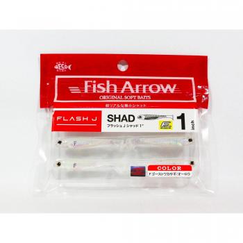 Isca Blando Flecha de Pescado Flash J Shad 1” – 6 unidades