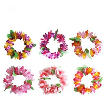 Bandeau décoratif de fleurs tropicaines