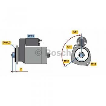 BOSCH Anlasser 0986022770