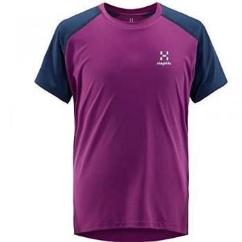 Vêtement technique garçon Haglöfs T-shirt Lilas Bleu 152