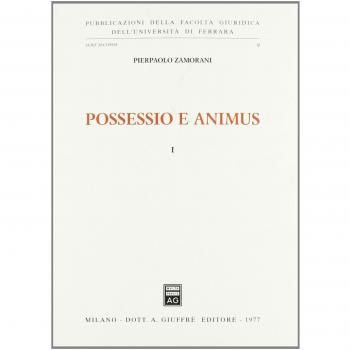 Possessio e animus