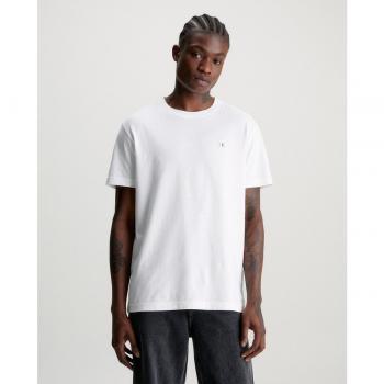 Calvin Klein Jeans White Cotton T-Shirt