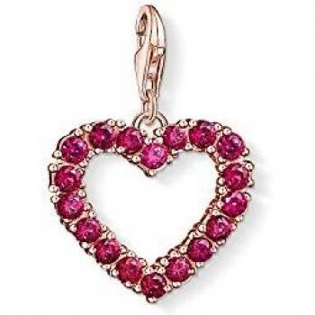 Thomas Sabo 1575‑540‑10: Rotes Herz Perlen Set (2,7 cm)
