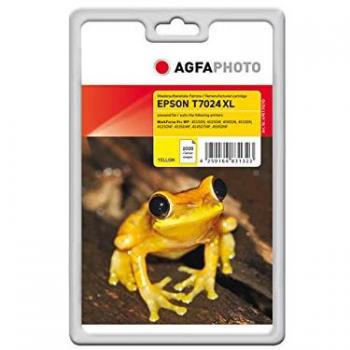 AgfaPhoto Gelbe Tintenpatrone (Epson C13T70244010 / T7024) – wiederaufbereitet