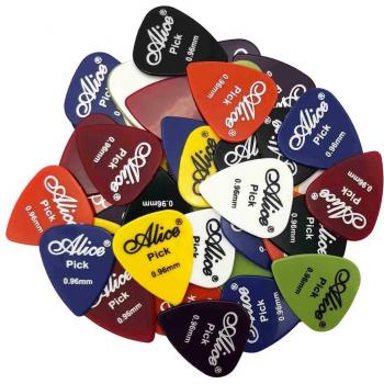 Set de púas para guitarra acústica, celuloide, grosor 0,58-1,5 MM