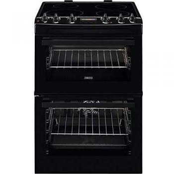 Dual‑Oven Induction Cooker by Zanussi, 60 cm, Black Finish