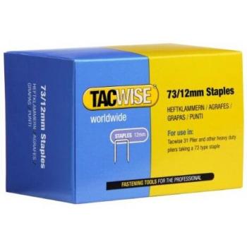 Tacwise 73/12mm Staples Galvanised Chisel Point (Pack of 5000) HT02031