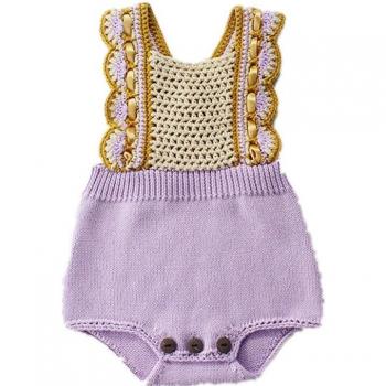 Warm Knit Jumpsuit for Babies