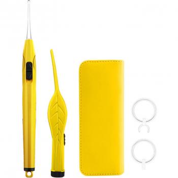 Kit d'hygiène auriculaire avec éclairage et loupe, outils pour l'élimination du cérumen, cuillère à oreilles pour tous