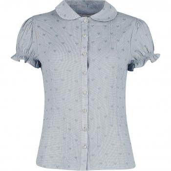 Retro Chic Heart Blouse