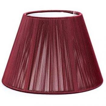 Kronleuchter LAMPENSCHIRM D: 140mm bordeaux rot gold silber chrom Borte gold Fuloon