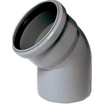 Push Fit 110mm Soil Pipe 30 Degree Bend