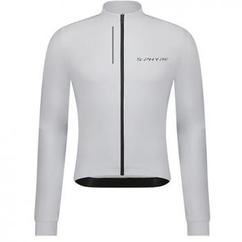 Maillot Thermique Shimano S‑Phyre Gris Miroir – Manches Longues – Respirant – Taille S