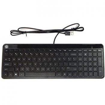 HP USB-Tastatur (UK) (Eng. Int., Kabelgebunden), Schwarz