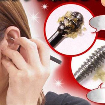 Cureta de acero inoxidable para cera de oído