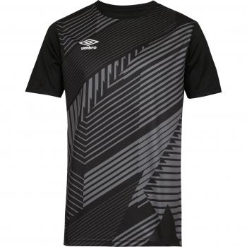 Umbro League Kurzarm-T-Shirt Schwarz XL