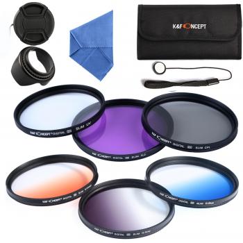 Filtro Kit K&F Concept 77mm para Canon y Nikon