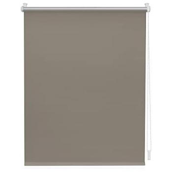Thermo-Rollo Klemmfix Verdunkelung ohne Bohren Taupe 80x220 cm