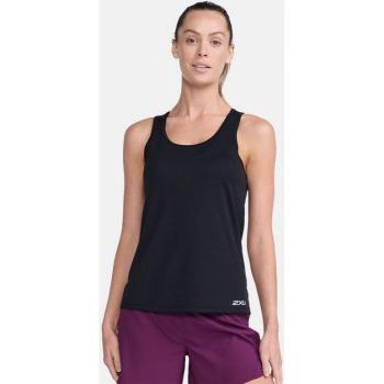 Reflective 2XU Aero Singlet, XS, Female – Black/Silver