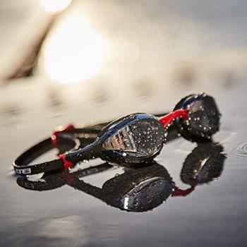 Zone3 Volare Streamline Mirrored Swim Goggles (Black/Red)