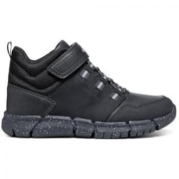 Černý Geox Flexyper pro děti – kotníková obuv s kódem B Abx