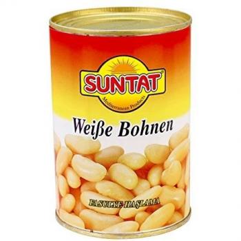 SUNTAT Bohnen, weiß, 6 x 400 g