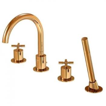 Rubinetto a 4 Fori Steinberg 250 per Bagno Pivotante