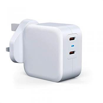 PD-Compatible 40W 2-Port Charger