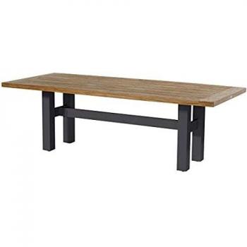 Table de Jardin Hartman Sophie Yasmani 240 cm en Teck et Aluminium