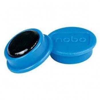 Lot de 8 Aimants Nobo, 20mm, Bleu