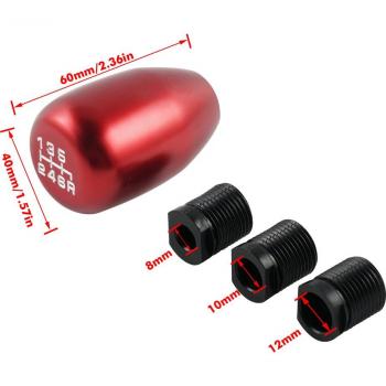 5/6 Speed Gear Shift Knob Aluminum Alloy for Ford Focus 2 MK VW Nissan Navara D40 2004