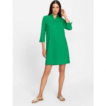 Heine Hemdblusenkleid – Damen, Größe 46, Baumwoll-Polyamid-Mix