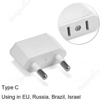Adaptateur de voyage 2 broches EU/US