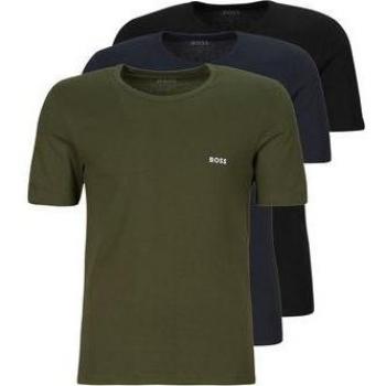 Pack de 3 camisetas BOSS para hombre en colores negro, azul marino y verde
