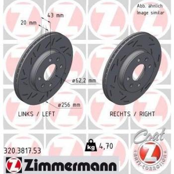 Zimmermann 320.3817.53 Scheibenbremsen – innenbelüftet