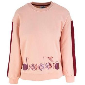 Blusa Diadora Crew Estrella Rosa Kids