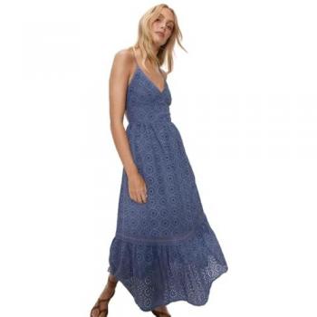 Pale Blue Strappy Maxi Dress for Women