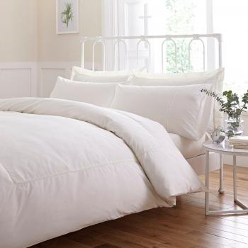 Ivory Elegance King Duvet Ensemble
