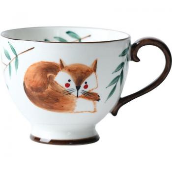 Unique Handpainted Animal Coffee and Tea Mugs