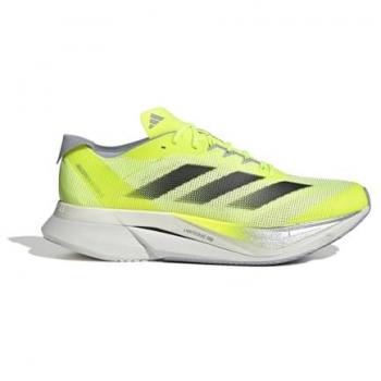 Adidas Adizero Boston 12 Competition Running Shoe Neon Yellow Men's 10.5 US Size