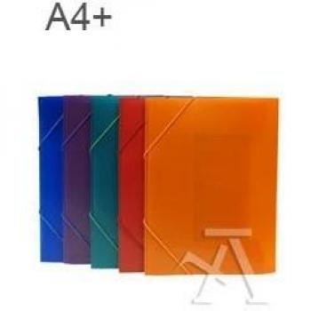 Carpeta gomas A4+ colores surtidos Office Box 51615