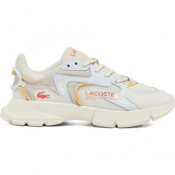 Scarpe Sportive Lacoste L003 Neo Leather Bianco Grigio Blu 39